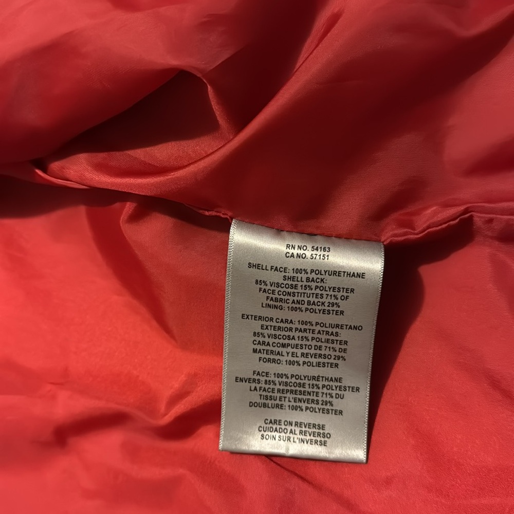 Levi Strauss & Company Red Stunning Jacket Size Large With Silver Hardware - Picture 5 of 12